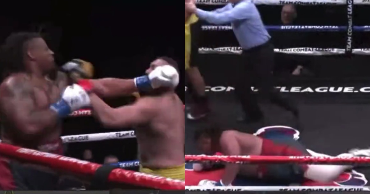 Ex-UFC heavyweight Greg Hardy dropped twice, brutally KO'd in latest boxing match 1 Greg Hardy