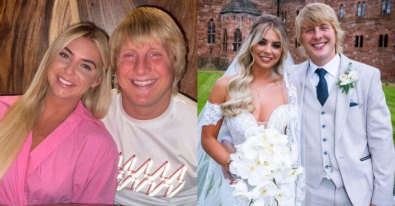 UFC star Paddy Pimblett ties the knot with longtime girlfriend in majestic wedding ceremony