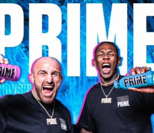 Israel Adesanya Alexander Volkanovski Logan Paul Prime