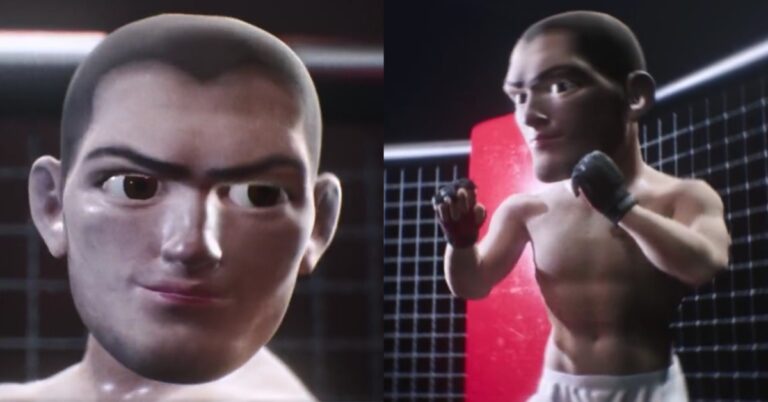 Video – Virtual Khabib Nurmagomedov fights his younger self in confusing ad campaign