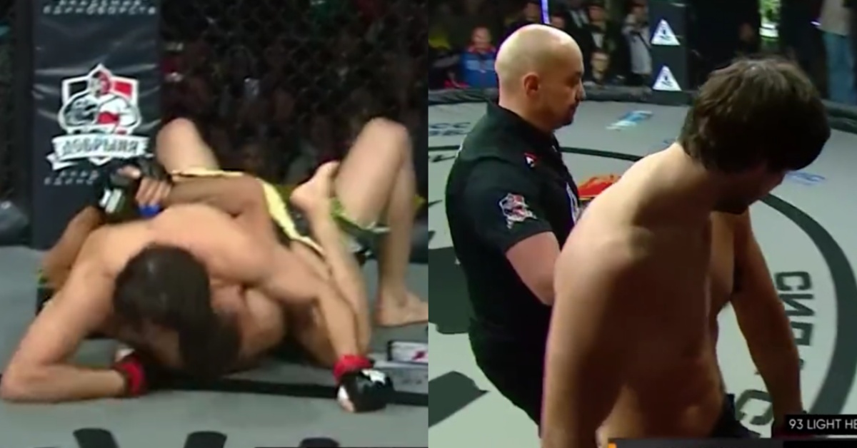 Video - Ex-GLORY Kickboxing champion Artem Vakhitov suffers dislocated elbow in MMA debut 1 Artem Vakhitov