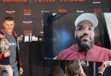 Yoel Romero misses Bellator 297 press conference fear of heights faces off through video link