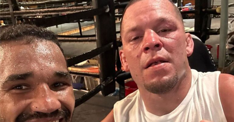 Unbeaten boxer details worrying sparring session with ‘Overweight’ Nate Diaz: ‘It looked like he was dying’