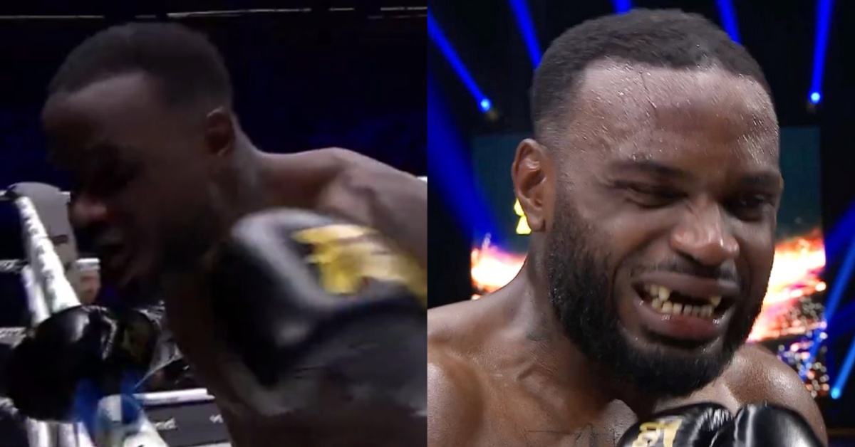 Video - GLORY kickboxer's front teeth knocked out in gruesome scene 1 GLORY