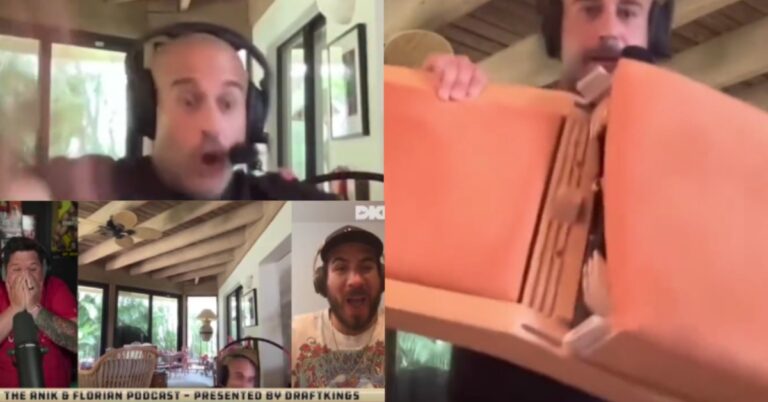 Video – UFC play-by-play man Jon Anik KOs chair in hilarious podcast outtake