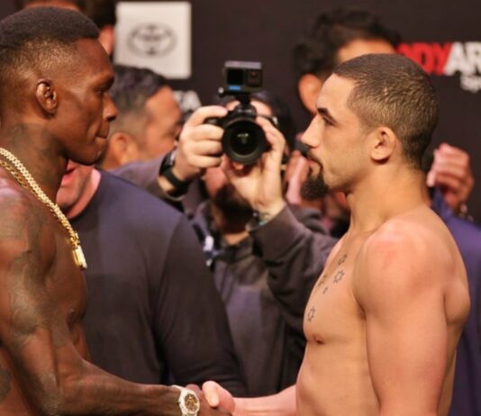 Robert Whittaker claims Israel Adesanya rubs fans the wrong way UFC 293 title loss