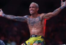 Charles Oliveira emotional at UFC 289 in Canada I cried after the fight