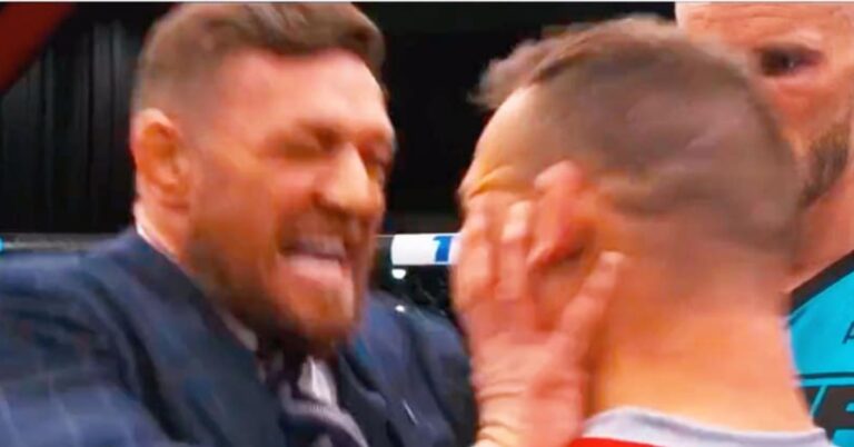 Leaked footage reveals the moment Conor McGregor violently shoves Michael Chandler on TUF set