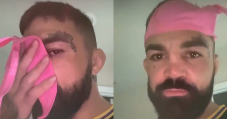 Video – UFC veteran Mike Perry shares bizarre panty sniffing, wearing video: ‘This is insane even for him’