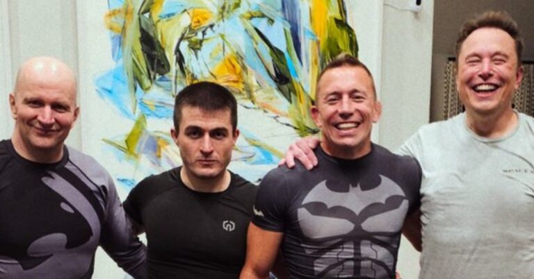 Elon Musk trains with George St-Pierre, John Danaher and Lex Fridman ahead of potential Mark Zuckerberg fight
