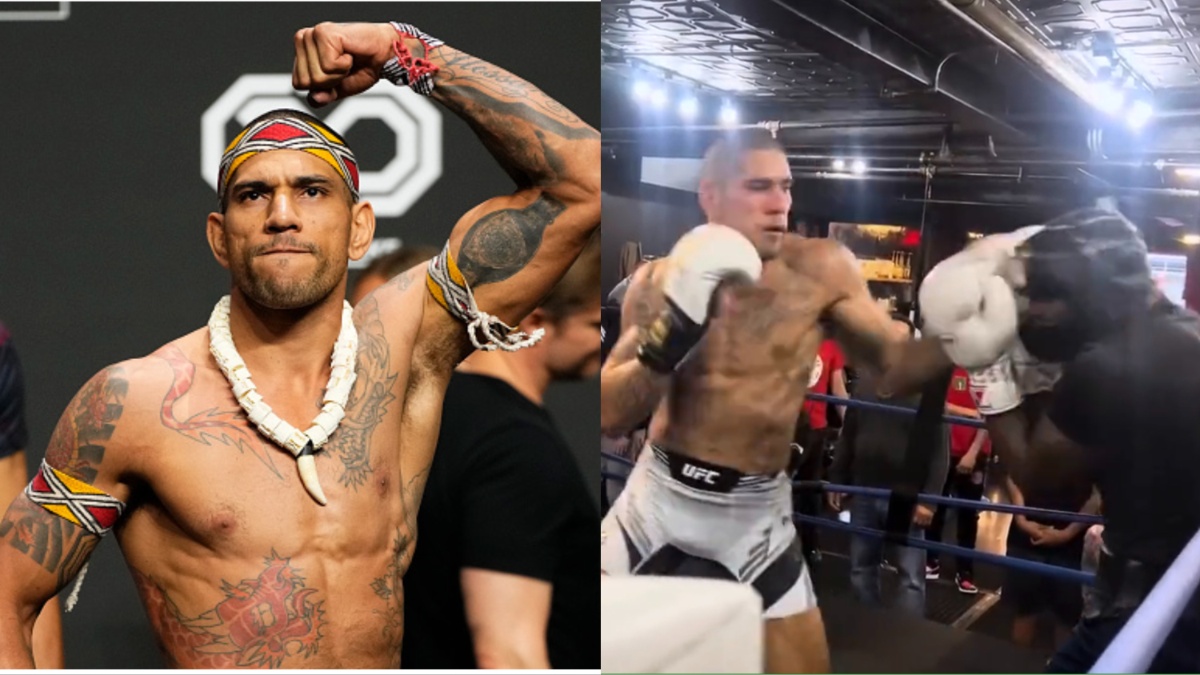 Video - Alex Pereira spotted sparring Olympic boxer Khalil Coe ahead of UFC 291 light heavyweight debut 1 Alex Pereira UFC 291