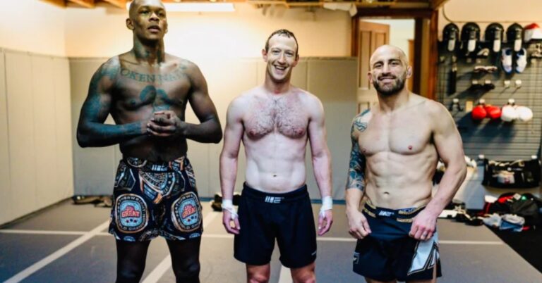 Mark Zuckerberg trains with Israel Adesanya, Alexander Volkanovski  ahead of potential fight with Elon Musk