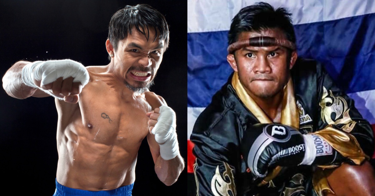 Boxing super fight between Manny Pacquiao and Buakaw Banchamek