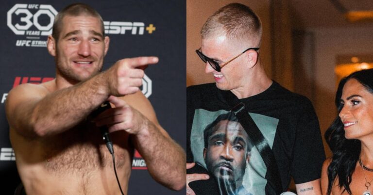 Sean Strickland slams Ian Garry for sporting a shirt with Geoff Neal’s mugshot at UFC 290: ‘The weakest call out ever’