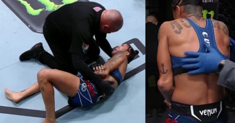 Istela Nunes suffers horrific elbow injury against Viktoriya Dudakova – UFC Vegas 77 Highlights