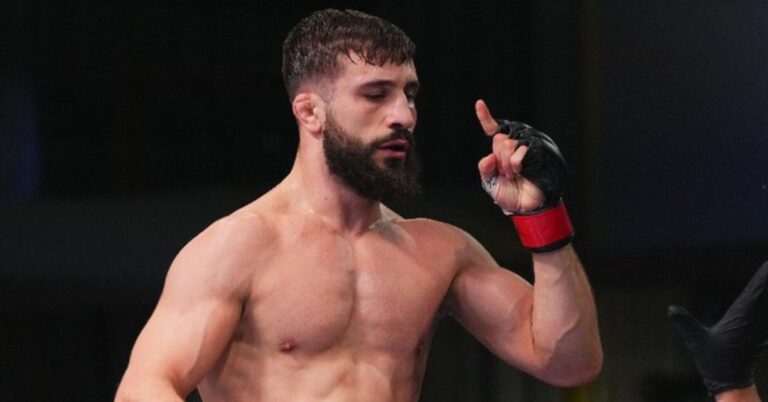 Nazim Sadykhov finishes Terrance McKinney with a second-round RNC – UFC Vegas 77 Highlights