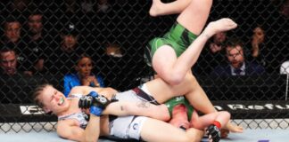 Julija Stoliarenko submits Molly McCann with nasty first round armbar at UFC London