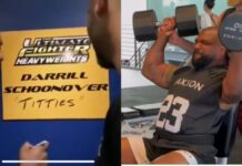 Rampage Jackson titties Darril Schoonover