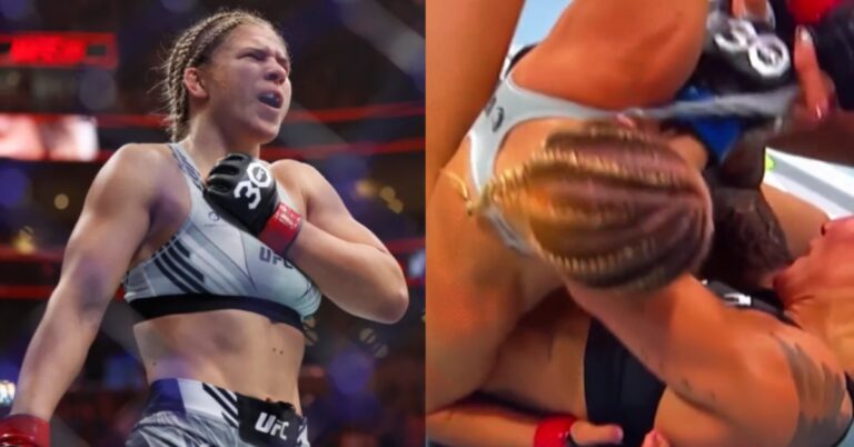 Priscila Cachoeira attempted to expose Miranda Maverick’s breasts in UFC 291 clash