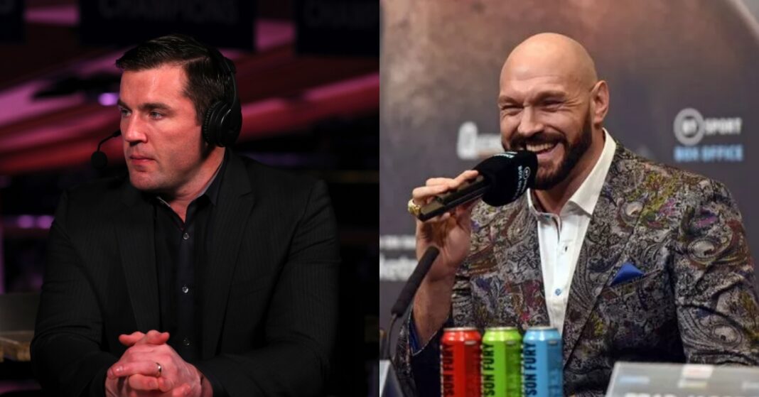 Chael Sonnen rips Tyson Fury for fighting Francis Ngannou he's a scumbag and a bully