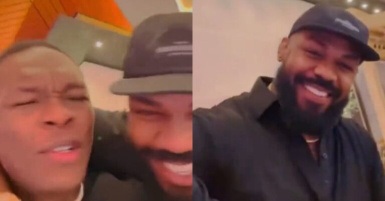 Video – Jon Jones, Israel Adesanya appear to squash beef in bizarre meeting: ‘It’s all love, baby’