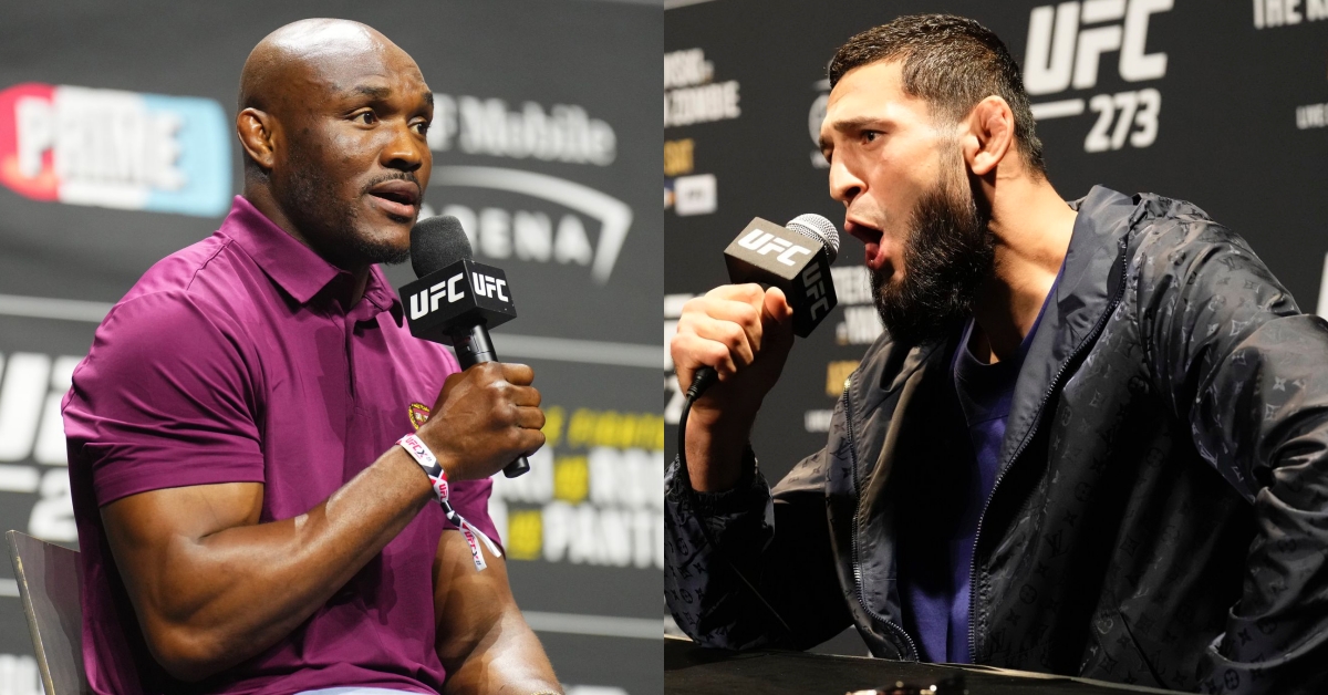 Kamaru Usman claims Khamzat Chimaev is flirting with him online stop using me for clout UFC