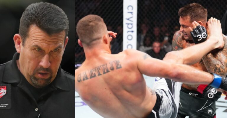 Ex-UFC ref ‘Big’ John McCarthy comments on legality of Justin Gaethje’s brutal head kick KO at UFC 291