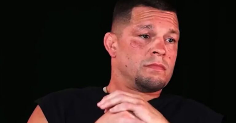 Video – Nate Diaz bolts from face off with Jake Paul amid criticizm for lack of promotion ahead of boxing fight