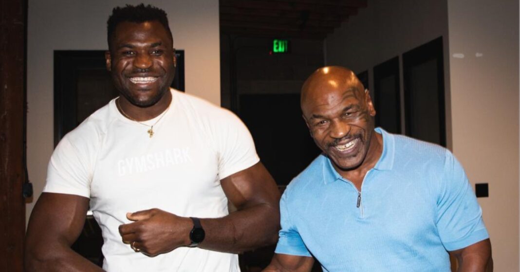 Mike Tyson set to train and corner Francis Ngannou ahead of his boxing match with Tyson Fury UFC
