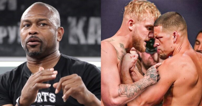 Roy Jones Jr. reacts to Nate Diaz vs. Jake Paul press event: ‘I wanna bust him in his damn mouth’