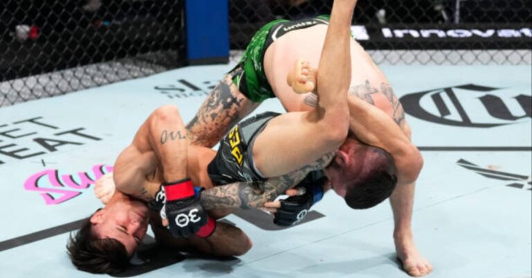 Diego Lopes scores nasty triangle armbar submission win over returning Gavin Tucker – UFC Nashville Highlights