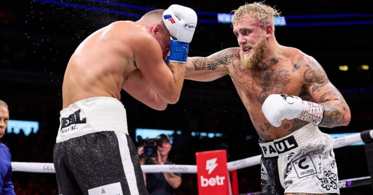 Jake Paul mocks Nate Diaz's striking how did he hurt anyone with his punches in his career UFC