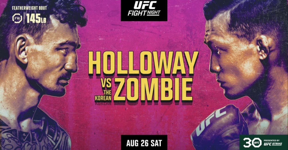 UFC Singapore Holloway vs The Korean Zombie Betting Preview