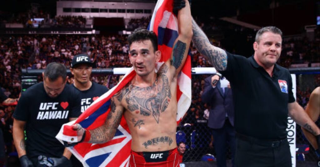 Max Holloway calls for Hall of Fame star Mark Coleman to present the BMF title to winner at UFC 300 4 Max Holloway stops The Korean Zombie with stunning KO at UFC Singapore Highlights