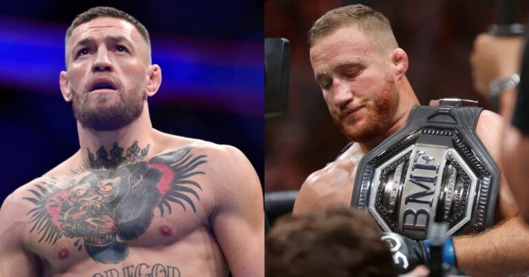 Conor McGregor slams Justin Gaethje for rejecting Jorge Masvidal BMF clash: ‘He fights at 155, get in the sauna’