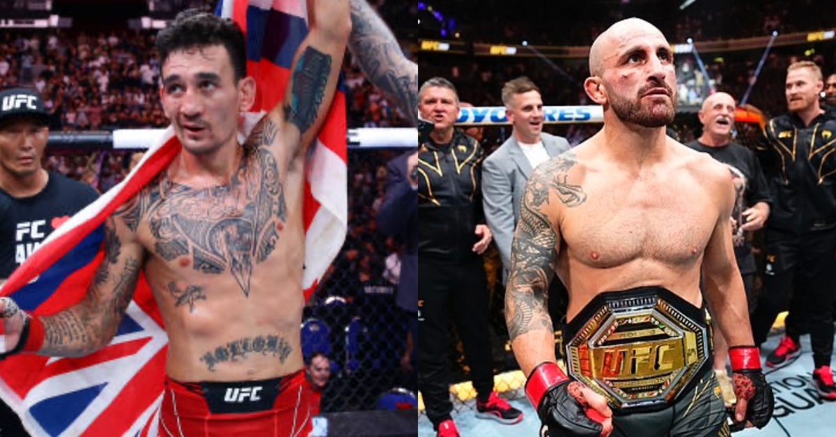 Max Holloway wants fourth title fight with Alexander Volkanovski after UFC Singapore win: 'I'll keep crawling' 1 Max Holloway wants fourth title fight Alexander Volkanovski after UFC Singapore win