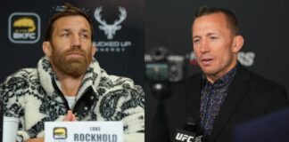 Luke Rockhold offers to meet Georges St-Pierre in grappling match I'll go straight for your neck UFC