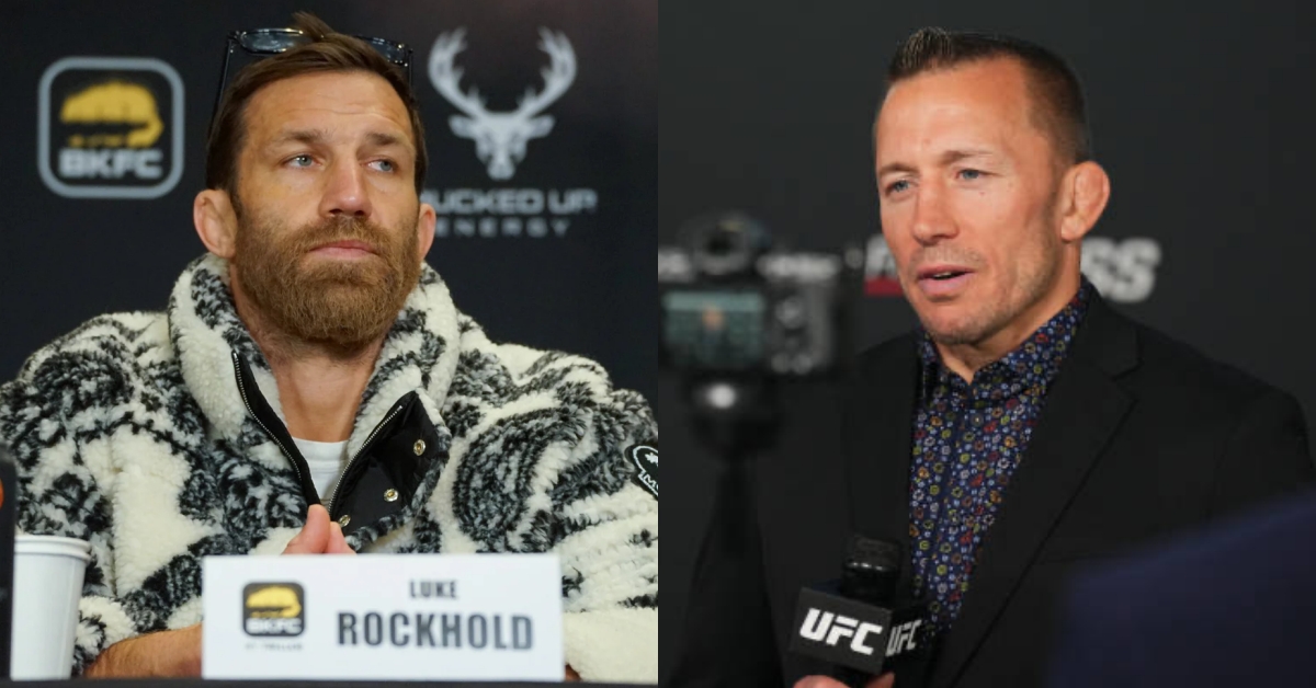 Luke Rockhold offers to meet Georges St-Pierre in grappling match I'll go straight for your neck UFC