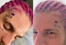 Sean O'Malley new champion face tattoo after UFC 292 win over Aljamain Sterling