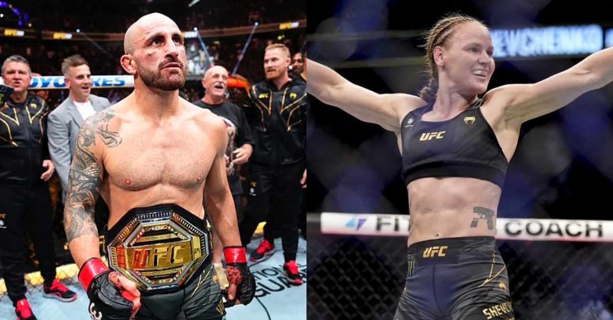 Alexander Volkanovski and Valentina Shevchenko wil serve as the cover athletes for EA Sports UFC 5.
