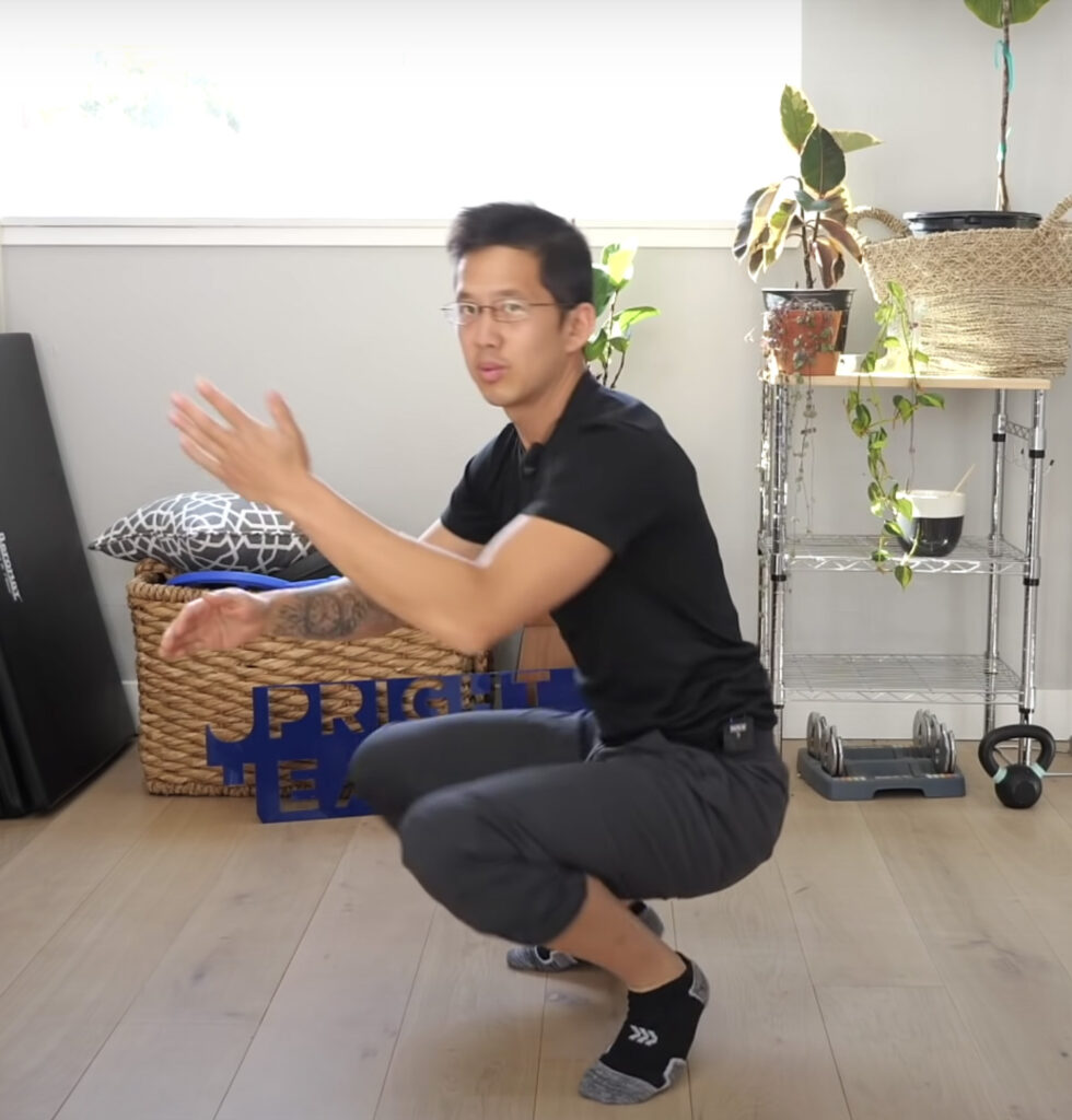Asian Squat Demonstration
