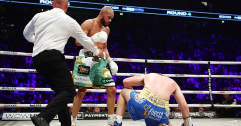 Chris Eubank Jr. stops Liam Smith with emphatic knockout in heated rematch win – Highlights