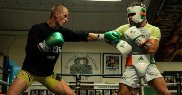 Photos – UFC star Conor McGregor again spars with Ian Machado Garry ahead of Octagon comeback fight