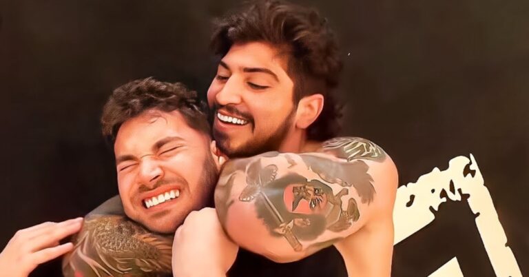 Video – Dillon Danis nearly chokes out celebrity streamer Adin Ross during training session