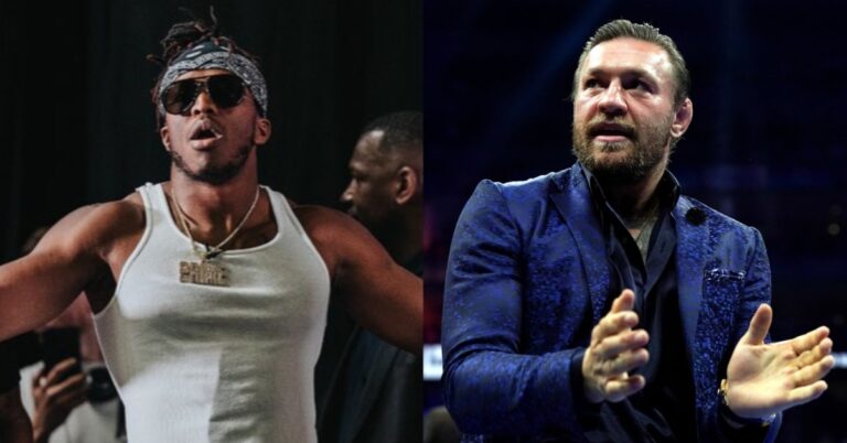 KSI comments on run in with Conor McGregor at Anthony Joshua fight: ‘It was really weird’