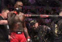 Israel Adesanya claims coach saved Sean Strickland life at UFC 293 loss