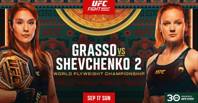Noche UFC: Grasso vs. Shevchenko – Betting Odds, Start Time, PPV Price & Full Fight Card