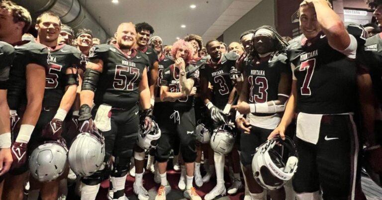 Video: UFC champ Sean O’Malley celebrates with Montana Grizzlies after their epic win over Ferris State