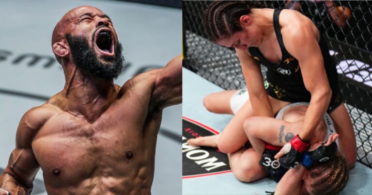 Video: ONE world champion Demetrious Johnson scares his kids with big reaction to Noche UFC headliner