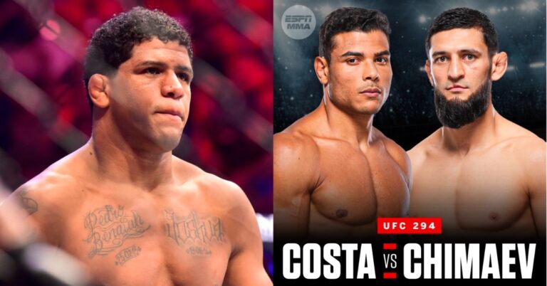Gilbert Burns wants to see a double knockout between Khamzat Chimaev and Paulo Costa at UFC 294